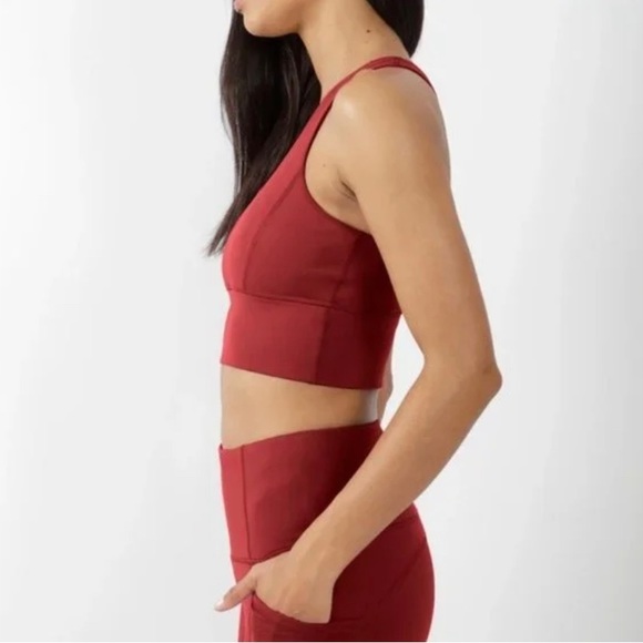 NWT Yogalicious 90 Degree by Reflex Lux Racerback Bra Top Sports Bra - Picture 2 of 10